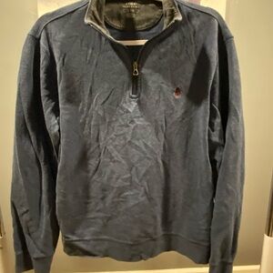 Polo Ralph Lauren Navy Zip-Up Sweater